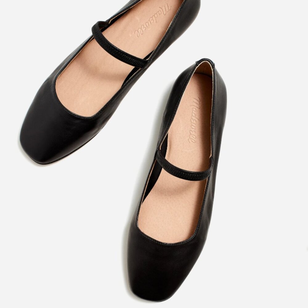 Madwell The Greta Ballet Flat (Black)